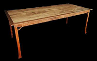 Dovetail Table by Don DeDobbeleer, Fine Custom Wood Furniture