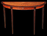 Demilune Table by Don DeDobbeleer, Fine Custom Wood Furniture