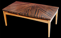 Floating Top Coffee Table by Don DeDobbeleer, Fine Custom Wood Furniture