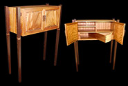 Inspirational Cabinet by Don DeDobbeleer, Fine Custom Wood Furniture