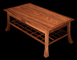 Flared Leg Asian Coffee Table by Don DeDobbeleer
