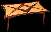 Chevron Coffee Table by Don DeDobbeleer