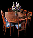 Rosewood Dining Table and Chairs by Don DeDobbeleer