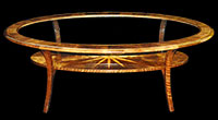 Sunburst Coffee Table by Don DeDobbeleer