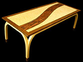 Serpentine Coffee Table by Don DeDobbeleer